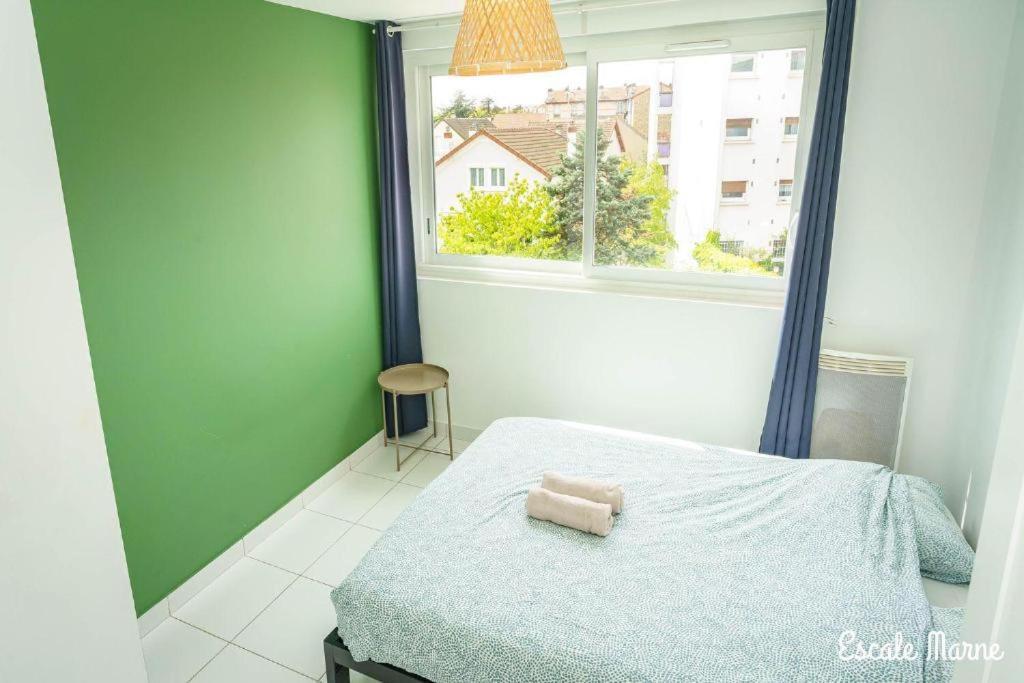 Escale-Marne Fr - 202 - Free Parking - Free Luggage Storage - All Equipped - Linen Included - Washing Machine - 10Mn Walk Metro 8 - Rer A - Panoramic View - From 1 To 14 Guests Maisons-Alfort Habitación foto